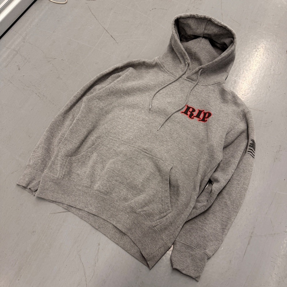RIP Rockscapes In Paradise Grey Hoodie Mens Size M Est 2006 Graphic Print - Picture 2 of 11
